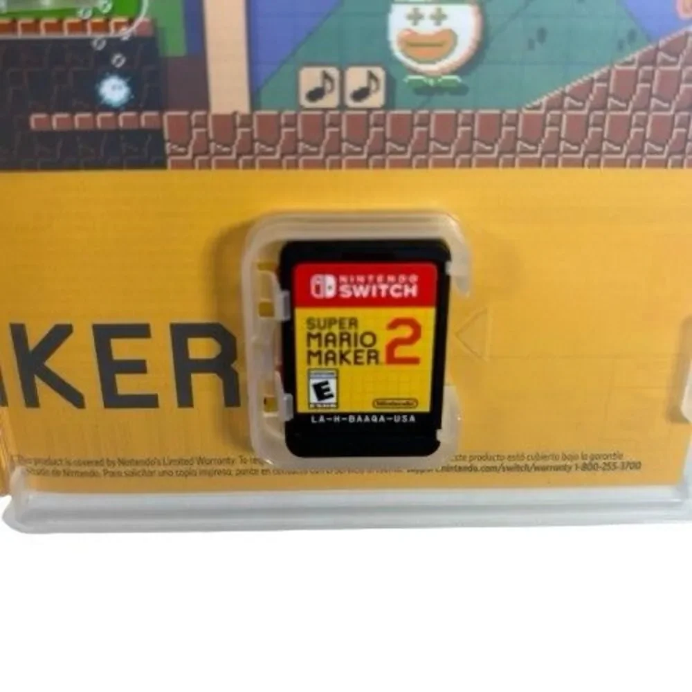 Super Mario Maker 2 Nintendo Switch 2019 Complete w/ Case & Cartridge WORKS